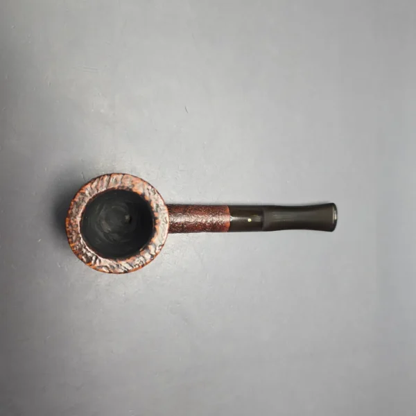 Savinelli (Pre-1970s) Punto Oro 1018 Sandblasted Pot Estate Briar Pipe, Italian Estates - Image 9