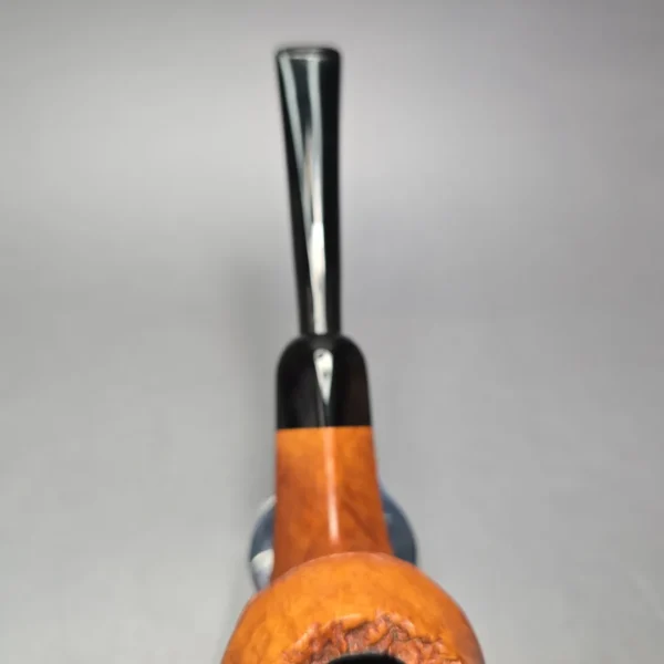 Castello "Castello" 4K Smooth Bulldog w/ Lucite Mount Estate Briar Pipe, Italian Estates - Image 6