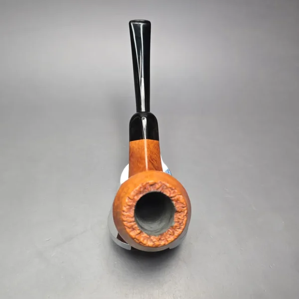Castello "Castello" 4K Smooth Bulldog w/ Lucite Mount Estate Briar Pipe, Italian Estates - Image 8