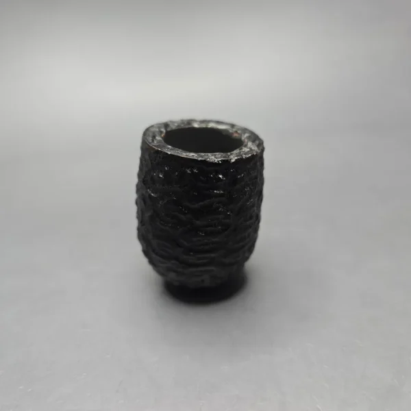 Rossi Mezzanotte 8801 Rusticated Canadian Briar Pipe, New - Image 3