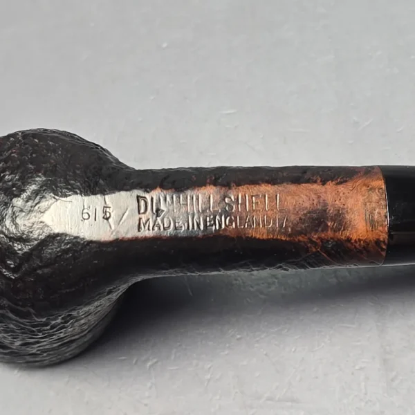Dunhill 1977 Shell Briar 615 Sandblasted Dublin Estate Briar Pipe, English Estates - Image 11