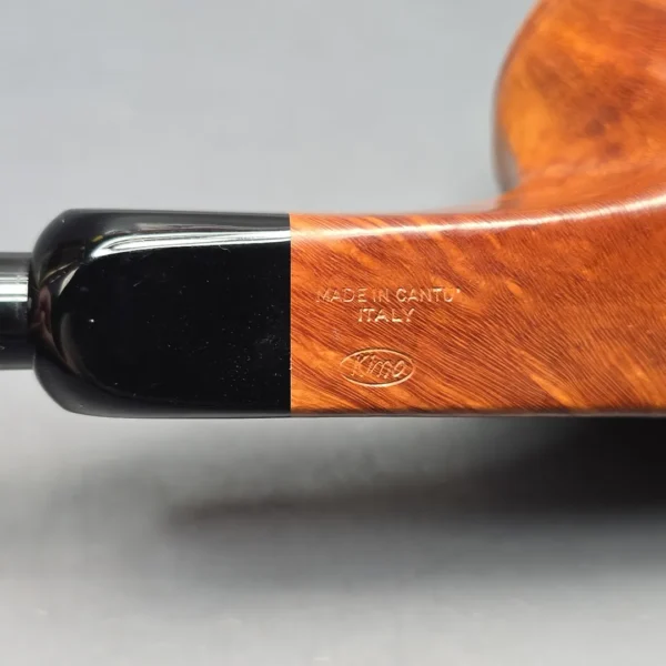 Castello "Castello" 4K Smooth Bulldog w/ Lucite Mount Estate Briar Pipe, Italian Estates - Image 11