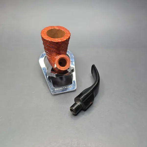 Calibano (Mastro de Paja) 102 C4 Sandblasted Dublin Estate Briar Pipe, Unsmoked - Image 13