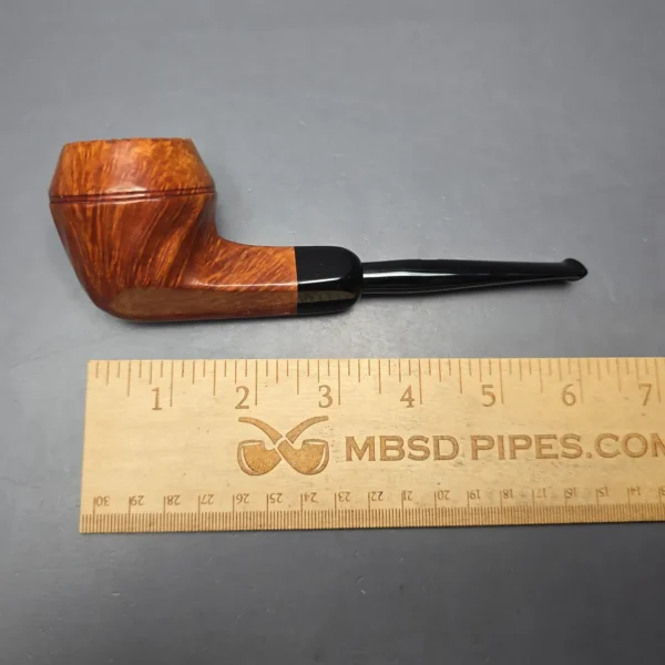 Castello "Castello" 4K Smooth Bulldog w/ Lucite Mount Estate Briar Pipe, Italian Estates - Image 15