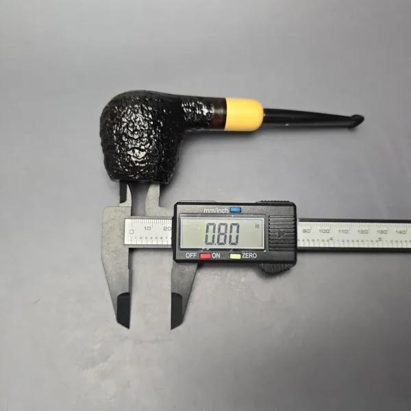 Caminetto (2018) Sandblasted Apple w/ Boxwood Estate Briar Pipe, Italian Esates - Image 11