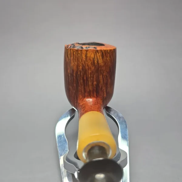 Savinelli Nonpareil 9128 Smooth Billiard w/ Horn Estate Briar Pipe, Italian Estates - Image 6