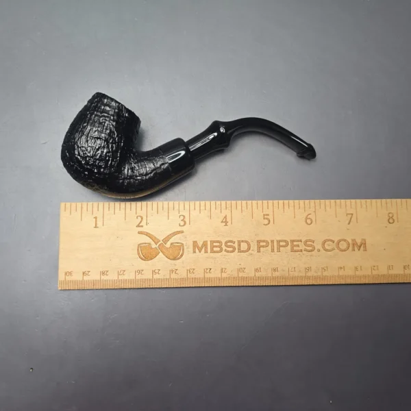 Peterson 2025 Halloween Pipe 312 Sandblasted Bent Billiard Briar Pipe, New - Image 11