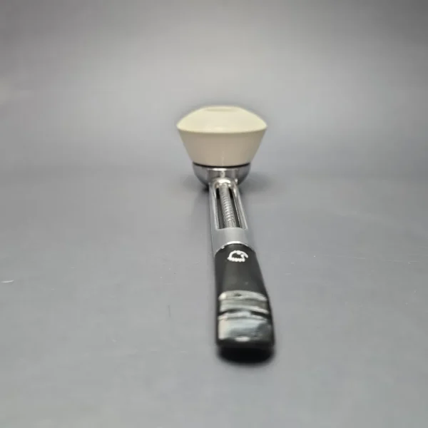 Falcon Chrome Curved Dental w/ MBSD Meerschaum Dublin Block Meerschaum Bowl Pipe, New - Image 5