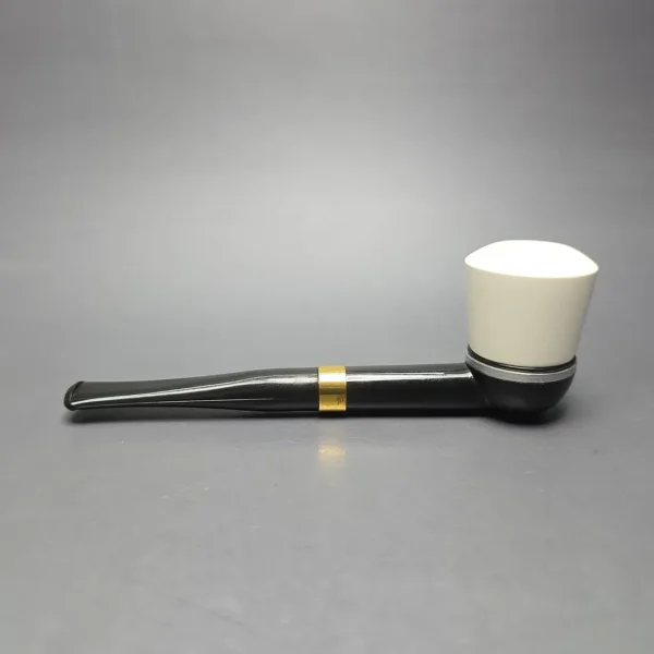 Falcon International w/ MBSD Meerschaum Dublin Block Meerschaum Bowl Pipe, New - Image 4