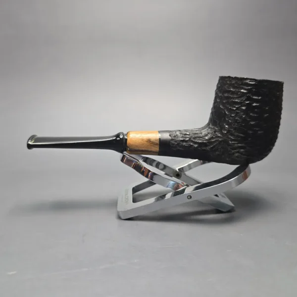 MBSD Briars by Piero Vitale Black Rusticated Billiard with Olivewood (New) - Image 4