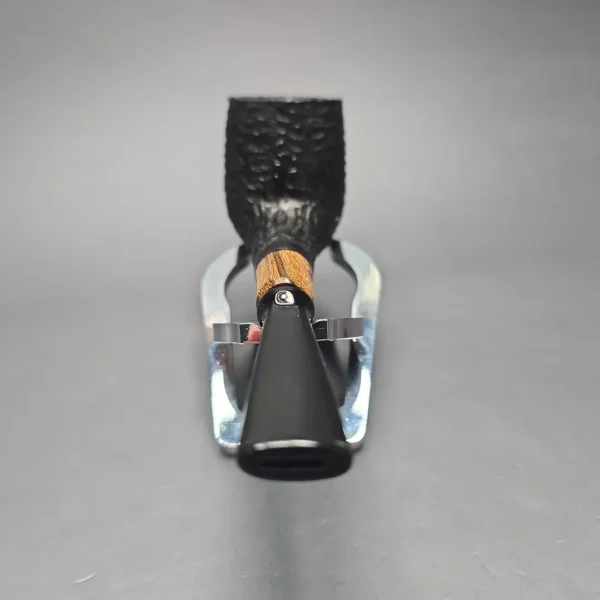 MBSD Briars by Piero Vitale Black Rusticated Billiard with Olivewood (New) - Image 5
