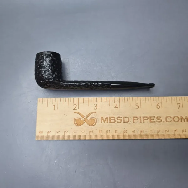 Rossi Mezzanotte 8801 Rusticated Canadian Briar Pipe, New - Image 12