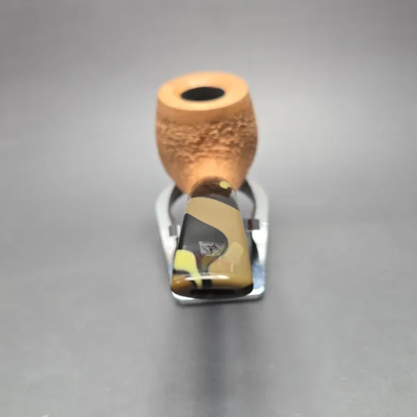 Moretti 2025 Partially Rusticated Apple Estate Briar Pipe, Italian Estates - Image 7