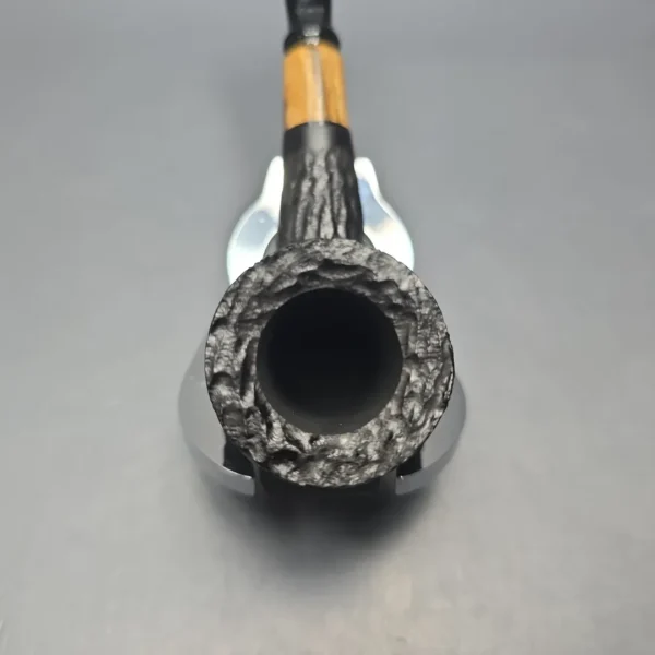 MBSD Briars by Piero Vitale Black Rusticated Billiard with Olivewood (New) - Image 7