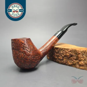 Ben Wade (Preben Holm) Majestic Designer Series D XL Sandblasted Long Shank Brandy Estate Briar Pipe, Danish Estates