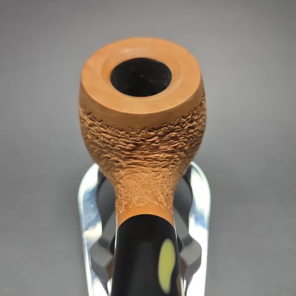 Moretti 2025 Partially Rusticated Apple Estate Briar Pipe, Italian Estates - Image 6