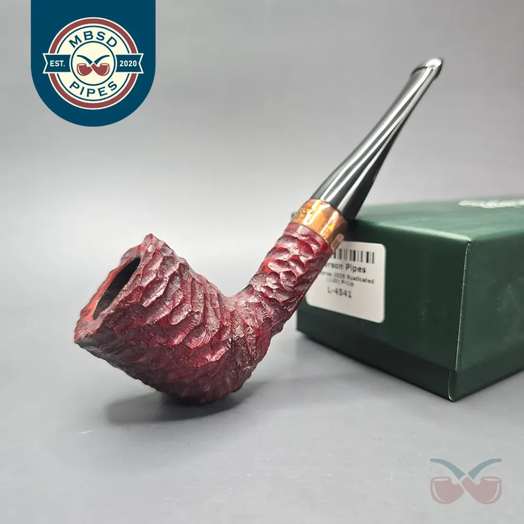 Peterson 2025 Christmas Pipe 120 Rusticated Dublin with Copper (Unsmoked Estate)