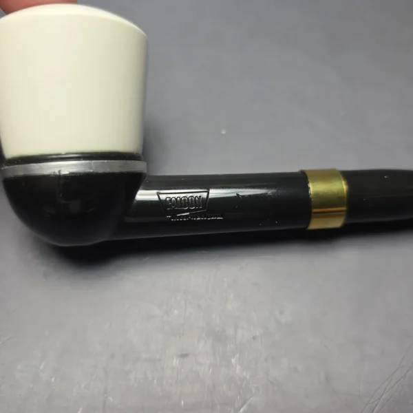 Falcon International w/ MBSD Meerschaum Dublin Block Meerschaum Bowl Pipe, New - Image 9