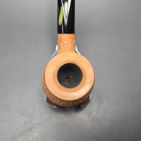 Moretti 2025 Partially Rusticated Apple Estate Briar Pipe, Italian Estates - Image 5