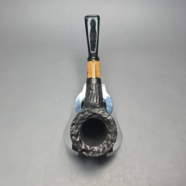 MBSD Briars by Piero Vitale Black Rusticated Billiard with Olivewood (New) - Image 9