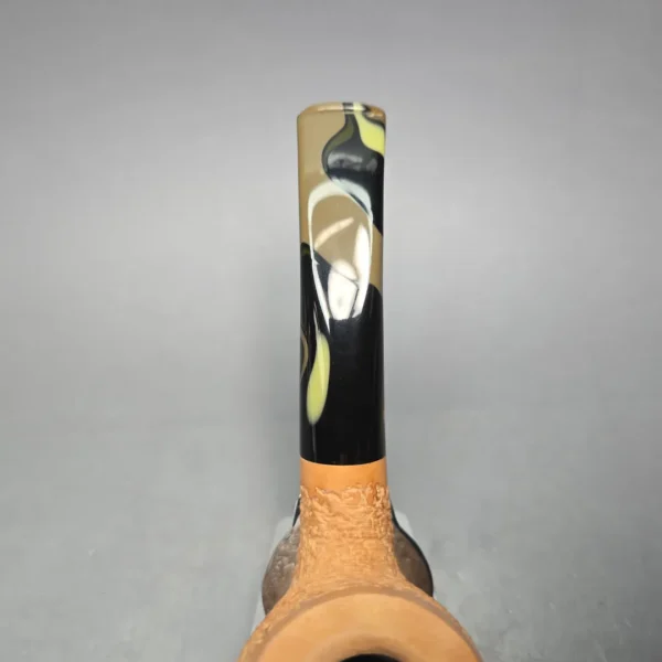 Moretti 2025 Partially Rusticated Apple Estate Briar Pipe, Italian Estates - Image 8