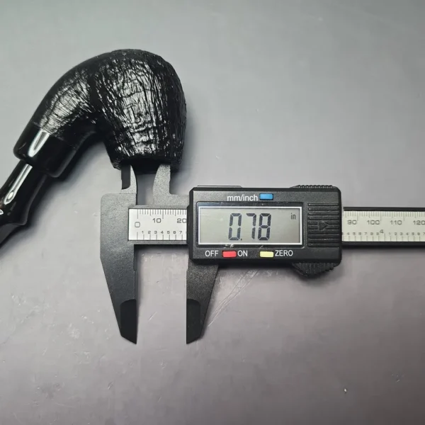 Peterson 2025 Halloween Pipe 312 Sandblasted Bent Billiard Briar Pipe, New - Image 12