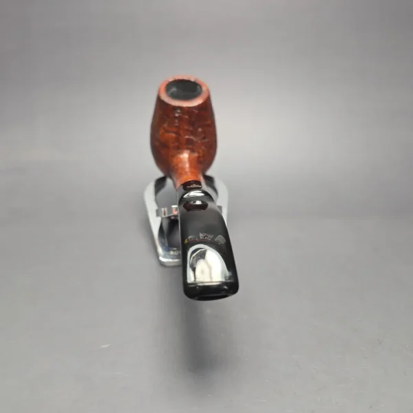 Ben Wade (Preben Holm) Majestic Designer Series D XL Sandblasted Long Shank Brandy Estate Briar Pipe, Danish Estates - Image 5