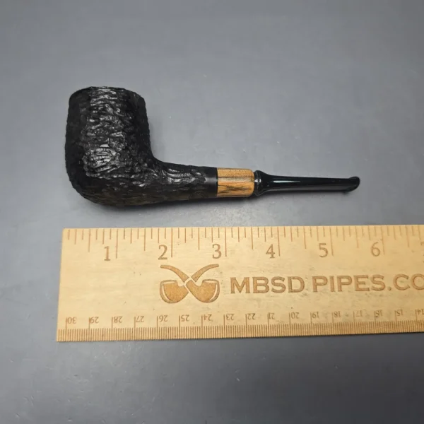 MBSD Briars by Piero Vitale Black Rusticated Billiard with Olivewood (New) - Image 12