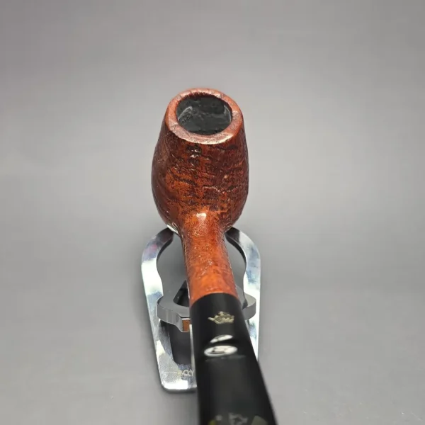 Ben Wade (Preben Holm) Majestic Designer Series D XL Sandblasted Long Shank Brandy Estate Briar Pipe, Danish Estates - Image 6
