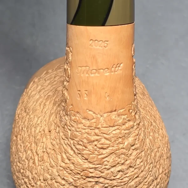 Moretti 2025 Partially Rusticated Apple Estate Briar Pipe, Italian Estates - Image 11