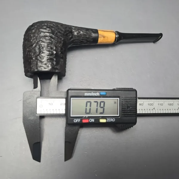 MBSD Briars by Piero Vitale Black Rusticated Billiard with Olivewood (New) - Image 13