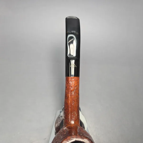 Ben Wade (Preben Holm) Majestic Designer Series D XL Sandblasted Long Shank Brandy Estate Briar Pipe, Danish Estates - Image 8