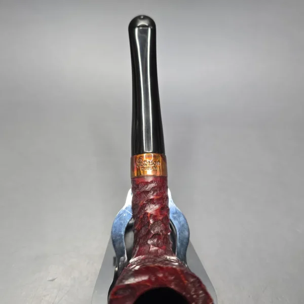 Peterson 2025 Christmas Pipe 120 Rusticated Dublin with Copper (Unsmoked Estate) - Image 8