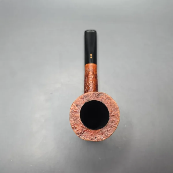 Radice Silk Cut Sandblasted Stack Dublin Estate Briar Pipe, Unsmoked - Image 9