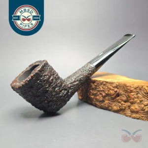 Castello (c.1960s-80s) Sea Rock Briar 3K 34 Rusticated Dublin Estate Briar Pipe, Italian Estates