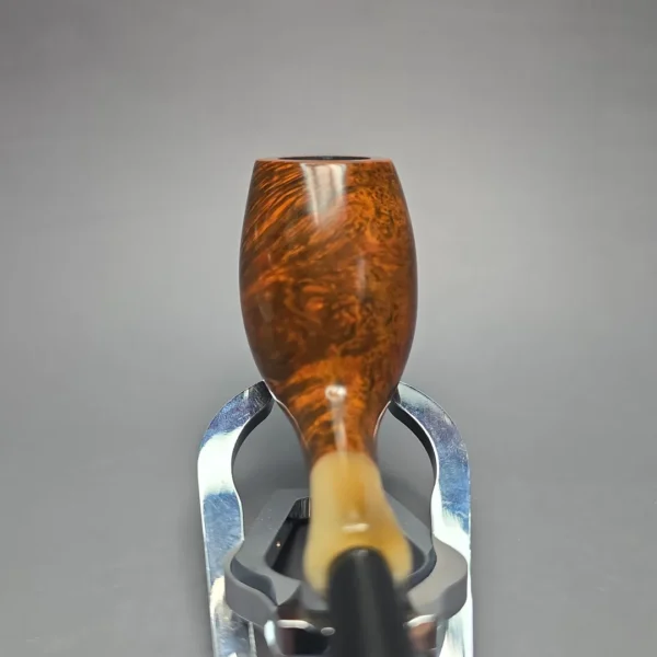 MBSD Briars Modern Masters 3 Smooth Tulip w/ Faux Horn Handmade Briar Pipe, New - Image 6