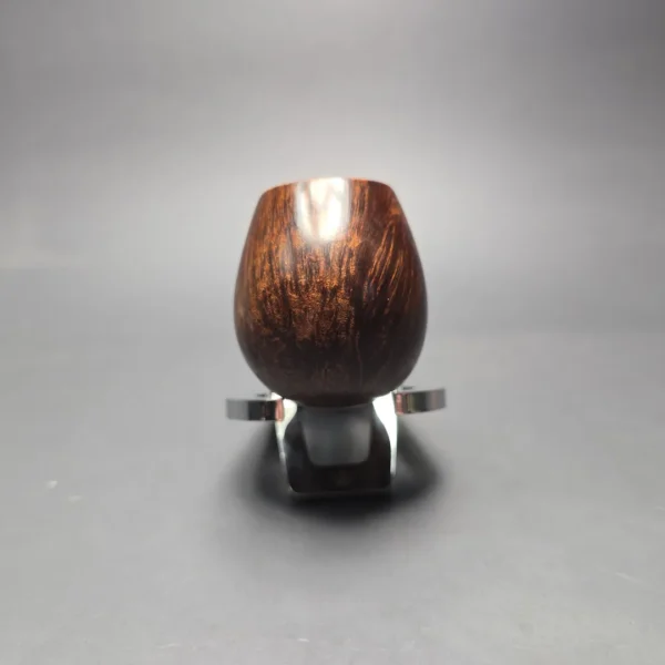 Pipa Croci Smooth Brandy w/ Silver Estate Briar Pipe, Unsmoked, 9mm - Image 4