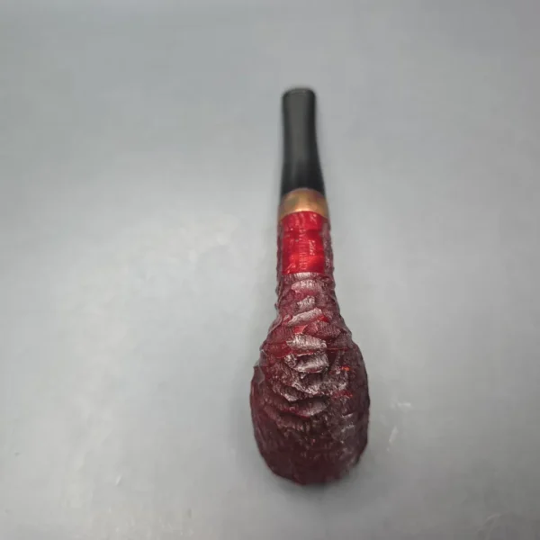 Peterson 2025 Christmas Pipe 120 Rusticated Dublin with Copper (Unsmoked Estate) - Image 10