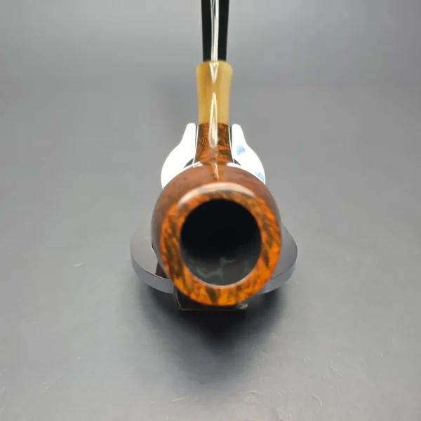 MBSD Briars Modern Masters 3 Smooth Tulip w/ Faux Horn Handmade Briar Pipe, New - Image 7