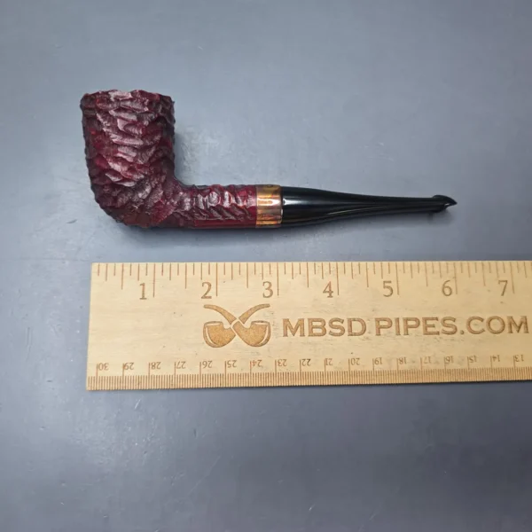 Peterson 2025 Christmas Pipe 120 Rusticated Dublin with Copper (Unsmoked Estate) - Image 12