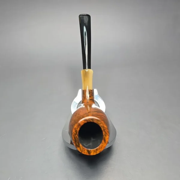 MBSD Briars Modern Masters 3 Smooth Tulip w/ Faux Horn Handmade Briar Pipe, New - Image 9