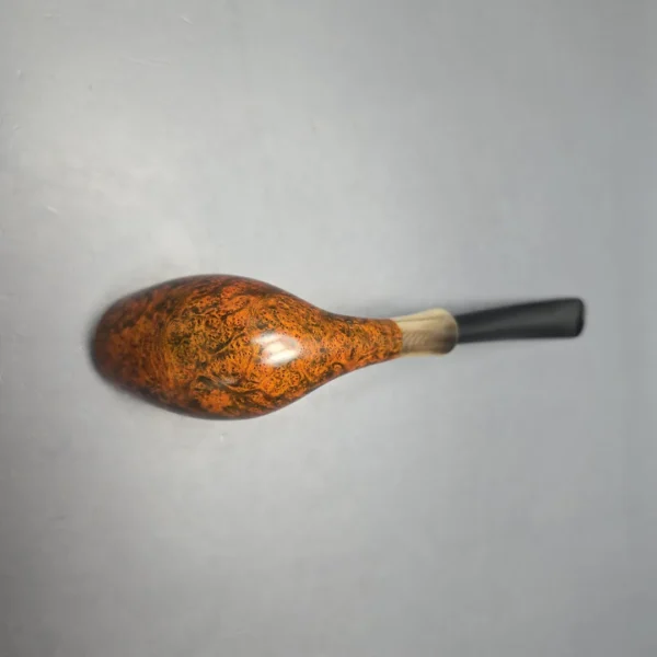 MBSD Briars Modern Masters 3 Smooth Tulip w/ Faux Horn Handmade Briar Pipe, New - Image 10