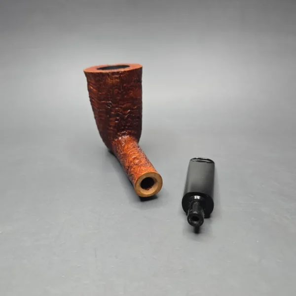 Radice Silk Cut Sandblasted Stack Dublin Estate Briar Pipe, Unsmoked - Image 14