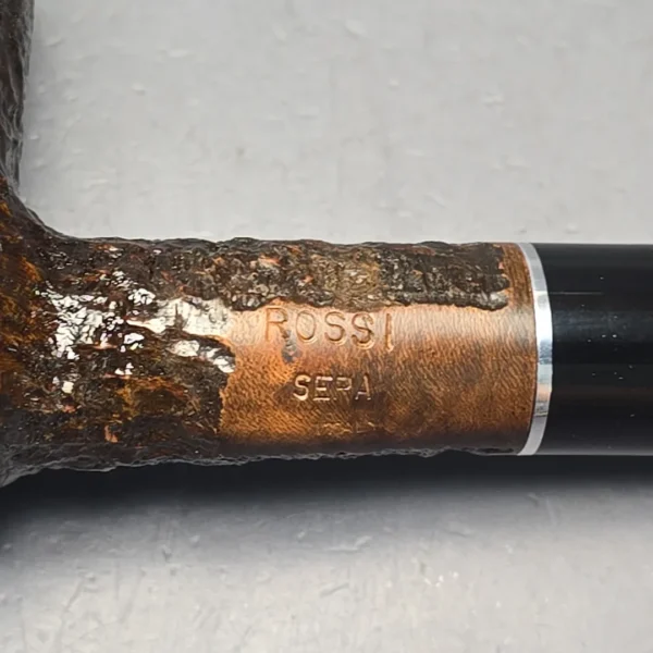 Rossi Sera 8311 Rusticated Poker Briar Pipe, New, 6mm - Image 12