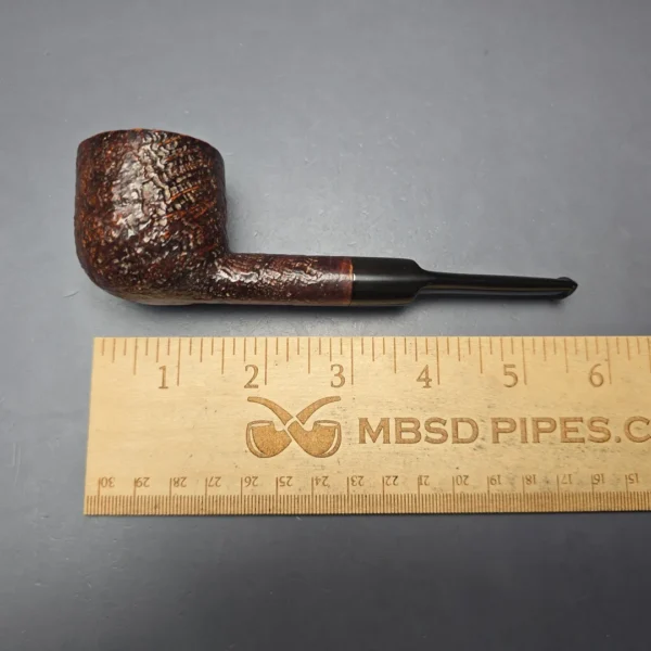 Savinelli (Pre-1970s) Punto Oro 1018 Sandblasted Pot Estate Briar Pipe, Italian Estates - Image 12