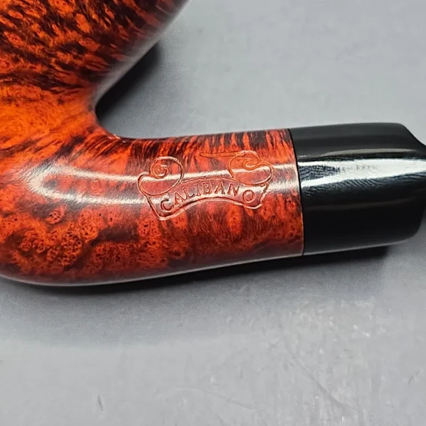 Calibano (Mastro de Paja) 101 S C2 Smooth Bent Billiard Estate Briar Pipe, Unsmoked - Image 10