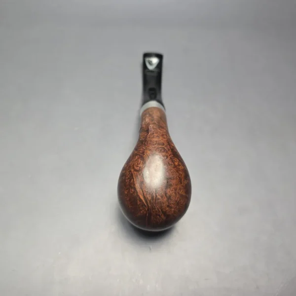 Pipa Croci Smooth Brandy w/ Silver Estate Briar Pipe, Unsmoked, 9mm - Image 11