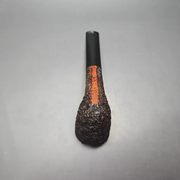 Castello (c.1960s-80s) Sea Rock Briar 3K 34 Rusticated Dublin Estate Briar Pipe, Italian Estates - Image 8