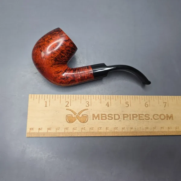 Calibano (Mastro de Paja) 101 S C2 Smooth Bent Billiard Estate Briar Pipe, Unsmoked - Image 13