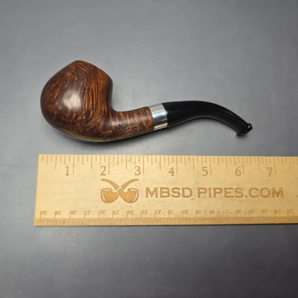 Pipa Croci Smooth Brandy w/ Silver Estate Briar Pipe, Unsmoked, 9mm - Image 13